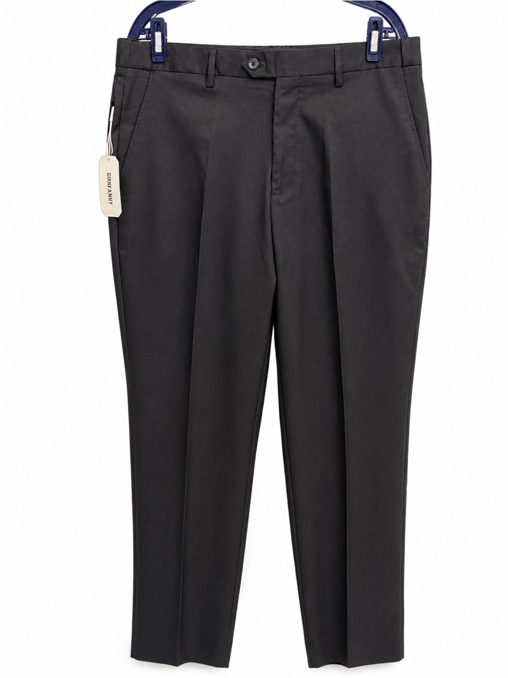 Men's Dress Pants Coofandy Slim Fit Dark Gray Formal Casual 34W 30L NEW)